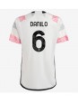 Juventus Danilo Luiz #6 Venkovní Dres 2023-24 Krátký Rukáv
